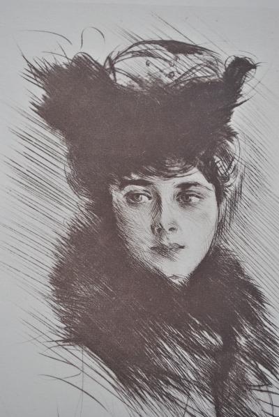 Paul César HELLEU : La comtesse de San Maritno, Héliogravure, 1913 2