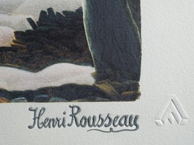 Henri ROUSSEAU (dit le douanier) : La Guerre, Lithographie signée 2