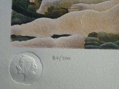 Henri ROUSSEAU (dit le douanier) : La Guerre, Lithographie signée 2