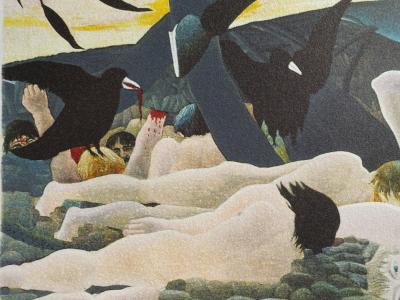 Henri ROUSSEAU (dit le douanier) : La Guerre, Lithographie signée 2