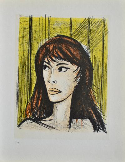 Bernard BUFFET : Visages, 7+1 Lithographies, 1967 2