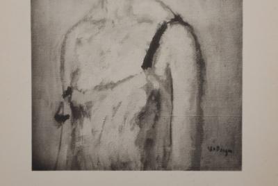 Kees VAN DONGEN : Jeune fille pensive, Gravure signée 2