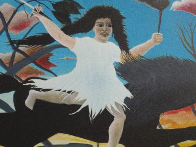 Henri ROUSSEAU (dit le douanier) : La Guerre, Lithographie signée 2