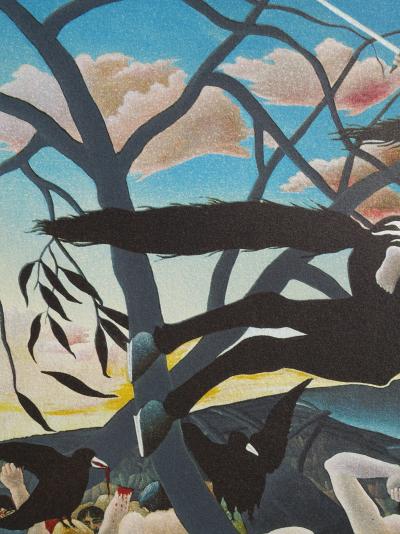 Henri ROUSSEAU (dit le douanier) : La Guerre, Lithographie signée 2