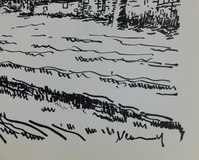 Maurice DE VLAMINCK : Les Challonges, Lithographie originale signée 2