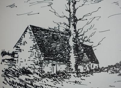 Maurice DE VLAMINCK : Les Challonges, Lithographie originale signée 2