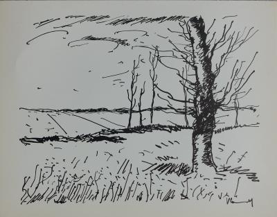 Maurice DE VLAMINCK : Vallée de l'Avre, Lithographie originale signée 2