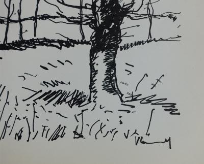 Maurice DE VLAMINCK : Vallée de l'Avre, Lithographie originale signée 2