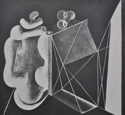 LE CORBUSIER : Cruche et Lanterne , héliogravure, 1938 2