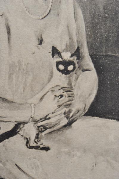 Kees VAN DONGEN : Modèle nu et le petit chien, Gravure signée 2