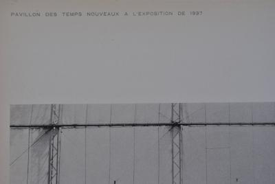 LE CORBUSIER : Pavillon des temps nouveaux - la solidarité, héliogravure, 1938 2