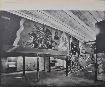 LE CORBUSIER : Pavillon des temps nouveaux - Paris, Héliogravure, 1938 2