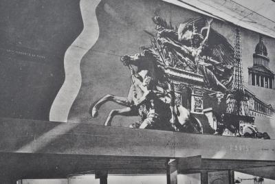 LE CORBUSIER : Pavillon des temps nouveaux - Paris, Héliogravure, 1938 2