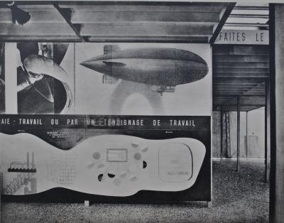 LE CORBUSIER : Pavillon des temps nouveaux - le travail, héliogravure, 1938 2