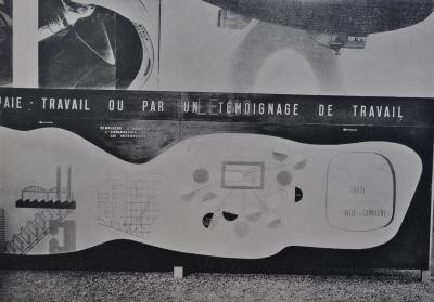 LE CORBUSIER : Pavillon des temps nouveaux - le travail, héliogravure, 1938 2