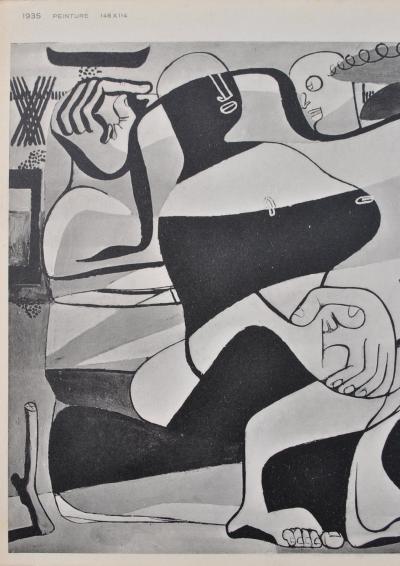 LE CORBUSIER : Les trois baigneuses , héliogravure, 1938 2