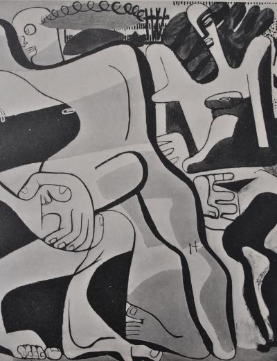 LE CORBUSIER : Les trois baigneuses , héliogravure, 1938 2