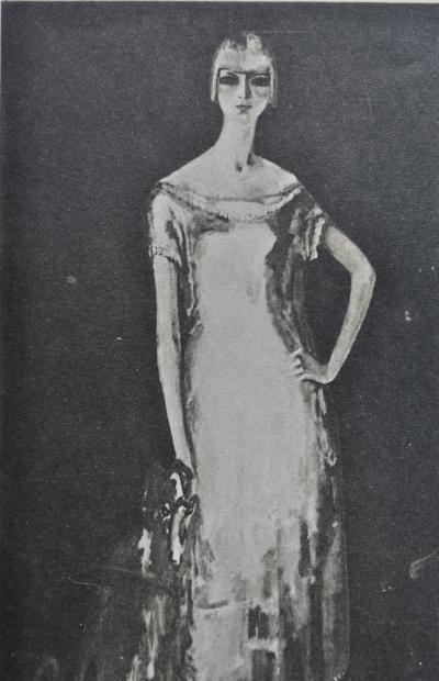 Kees VAN DONGEN : Jeune femme rêveuse en pose, Gravure signée 2