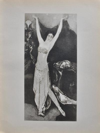 Kees VAN DONGEN : La danseuse orientale, Gravure signée 2