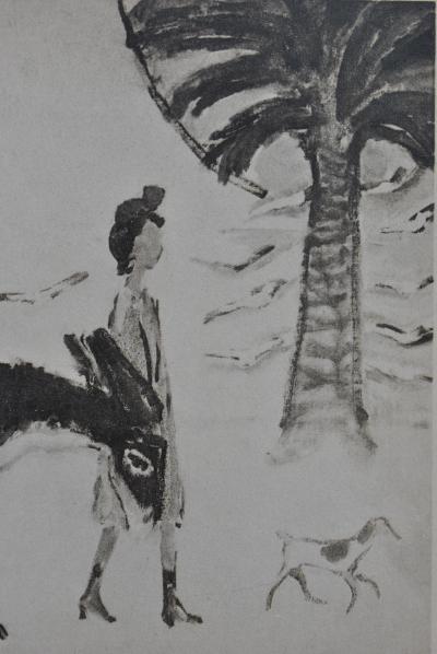 Kees VAN DONGEN : Promenade parisienne, Gravure signée 2
