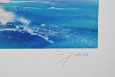 SPENCER : La Régate, Lithographie originale signée 2