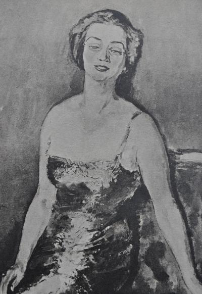 Kees VAN DONGEN : Elégante en tenue de soirée, Gravure signée 2