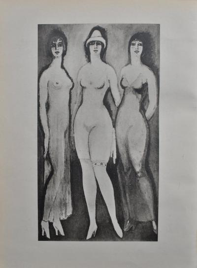 Kees VAN DONGEN : Les trois muses, Gravure 2