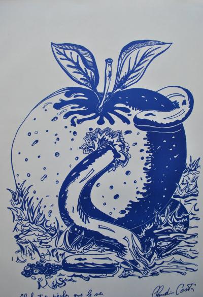 Claudine COSTA: The worm of all powers, original May 68 poster 2
