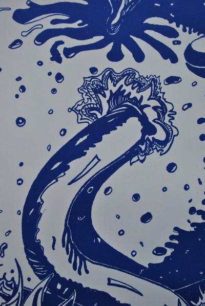 Claudine COSTA: The worm of all powers, original May 68 poster 2