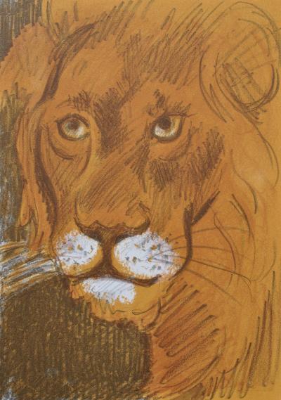 Maurice MOURLOT : Le Lion, 9 Lithographies originales, 1972 2