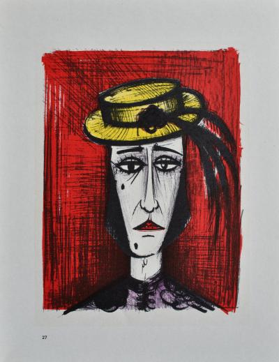 Bernard BUFFET : Visages, 7+1 Lithographies, 1967 2