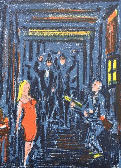 André COTTAVOZ : Miss Blandish, 9 Lithographies originales, 1967 2
