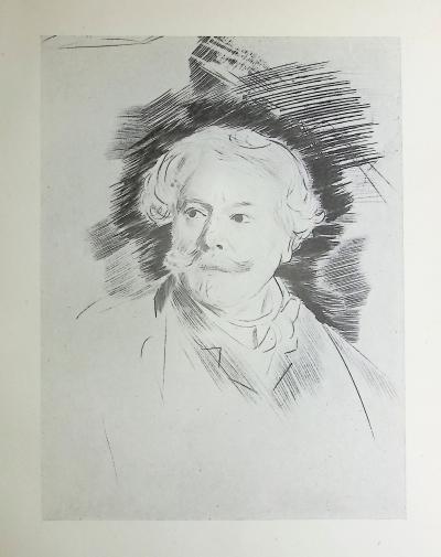 Paul César HELLEU : Edmond de Goncourt, Héliogravure 2