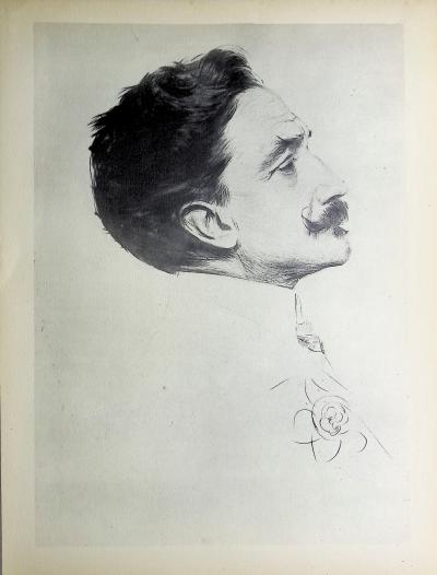 Paul César HELLEU : Le Comte Robert de Montesquiou, Héliogravure 2