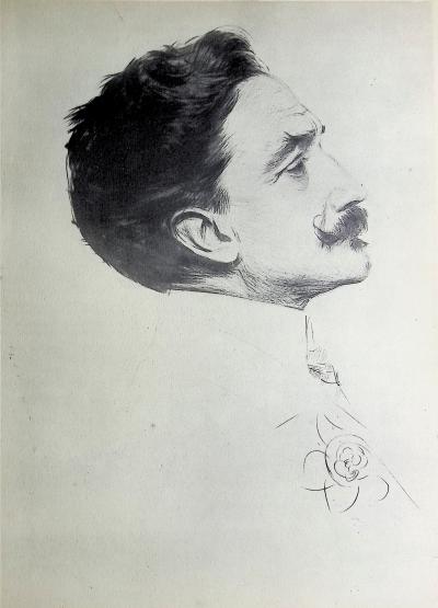 Paul César HELLEU : Le Comte Robert de Montesquiou, Héliogravure 2