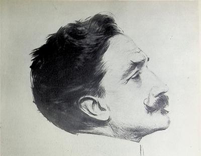 Paul César HELLEU : Le Comte Robert de Montesquiou, Héliogravure 2