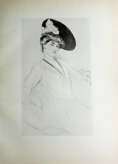Paul César HELLEU : Miss Taylor, Héliogravure 2