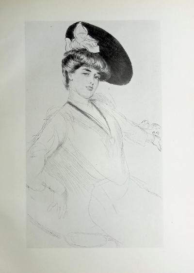 Paul César HELLEU : Miss Taylor, Héliogravure 2