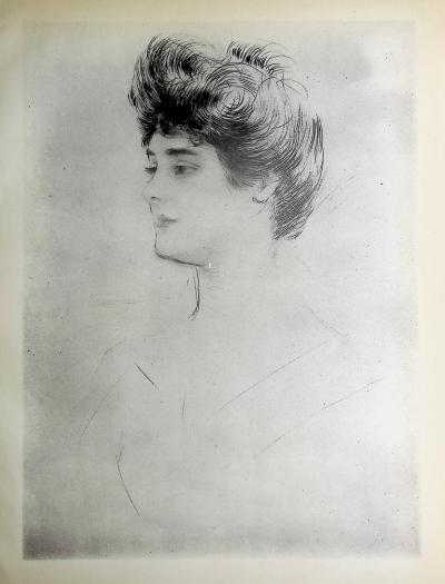 Paul César HELLEU : La duchesse de Morny, Héliogravure 2