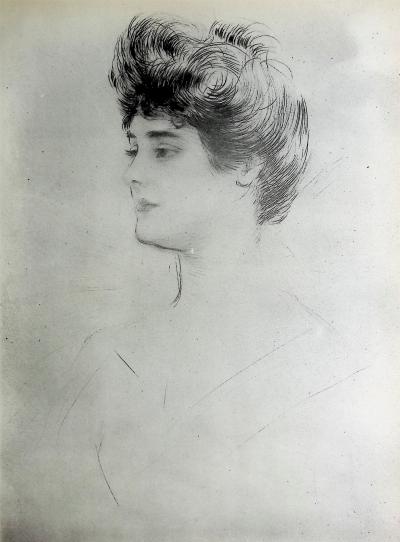 Paul César HELLEU : La duchesse de Morny, Héliogravure 2