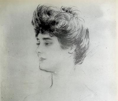 Paul César HELLEU : La duchesse de Morny, Héliogravure 2