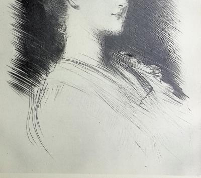 Paul César HELLEU : La duchesse d'Audiffret Pasquier, Héliogravure 2