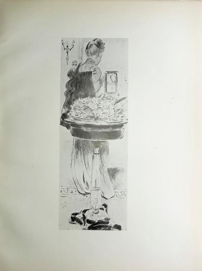Paul César HELLEU : La jardinière empire, Héliogravure 2