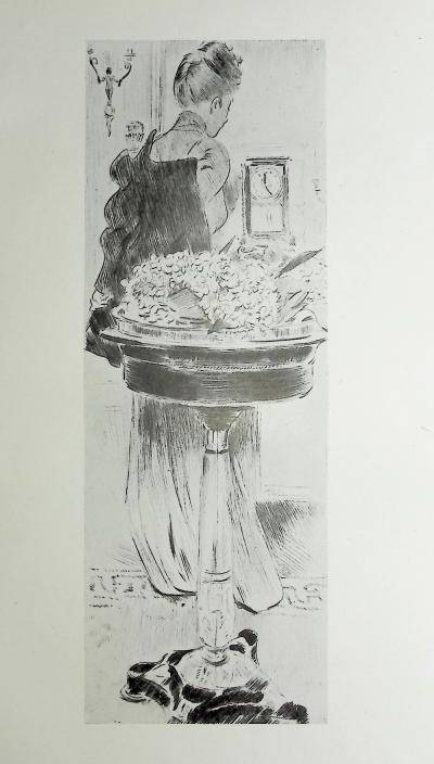 Paul César HELLEU : La jardinière empire, Héliogravure 2