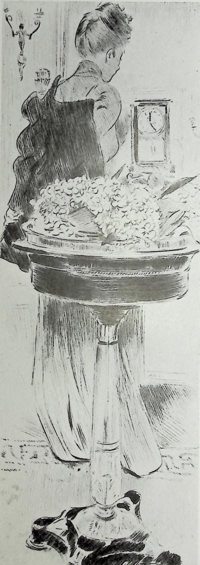 Paul César HELLEU : La jardinière empire, Héliogravure 2