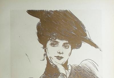 Paul César HELLEU : La comtesse de San Maritno, Héliogravure 2