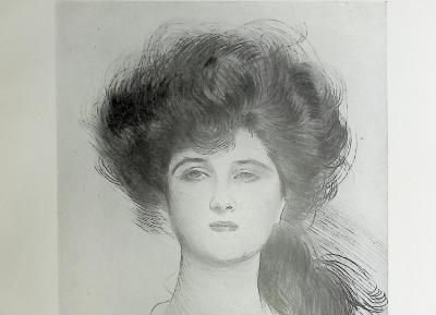 Paul César HELLEU : La comtesse de San Maritno, Héliogravure 2