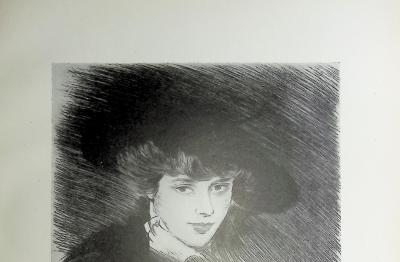 Paul César HELLEU : Le demi-sourire, Héliogravure 2