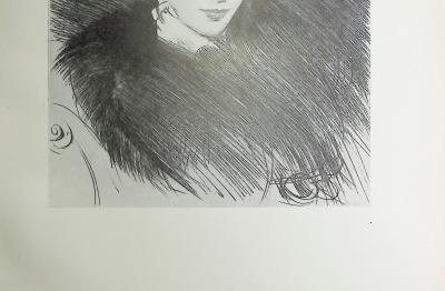 Paul César HELLEU : Le demi-sourire, Héliogravure 2