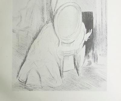 Paul César HELLEU : Le chapeau au noeud, Héliogravure 2